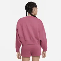 Nike Sportswear Big дитячі (Girls') Fleece світшот колір фіолетовий