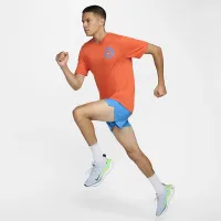 Nike мужские Dri-FIT Running футболка Orange