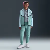 Nike Sportswear Tech Fleece Big детские Full-Zip Толстовка с капюшоном цвет серый