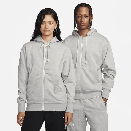 Nike Standard Issue мужские Dri-FIT Full-Zip баскетбольные Толстовка с капюшоном цвет серый