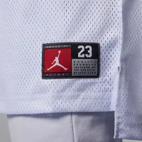 Nike Jordan Big дитячі 23 Printed Metallic Jersey колір сірий