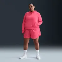 Nike Therma-FIT One женская Pullover Толстовка с капюшоном (большие размеры) Pink