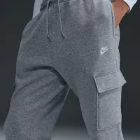 Nike Club мужские Fleece Cargo Pants цвет серый