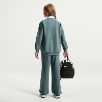 Nike Sportswear Club Fleece Girls' Wide-Leg Pants цвет серый