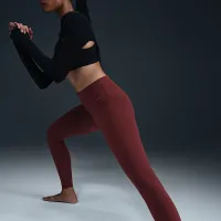 Nike Zenvy жіноча Gentle-Support З високою талією 7/8 лосіни колір червоний