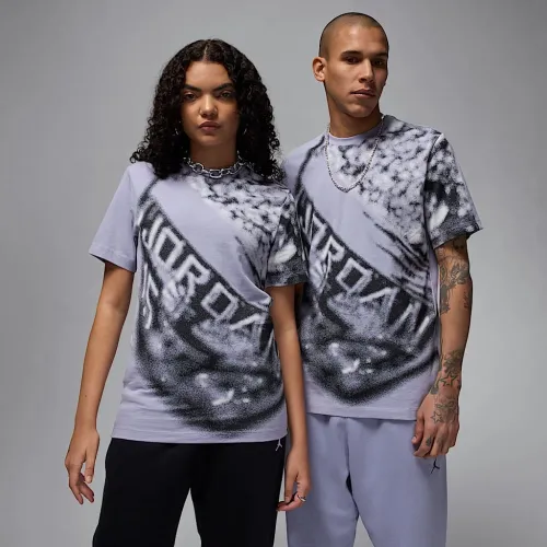 Nike Jordan Flight MVP чоловічі Printed футболка колір фіолетовий
