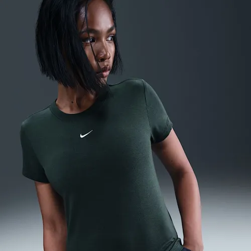 Nike Sportswear Chill Knit жіноча футболка колір зелений