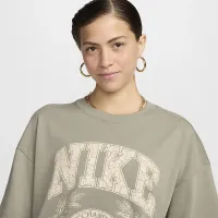 Nike Sportswear Essential жіноча оверсайз футболка колір зелений