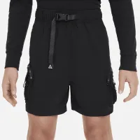 Nike ACG Big дитячі Cargo шорти колір чорний