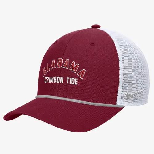 Alabama Nike College Snapback Trucker Hat цвет красный