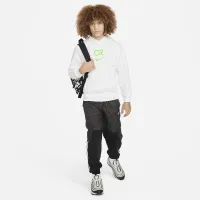 Nike CR7 Big детские Club Fleece Soccer Толстовка с капюшоном цвет белый