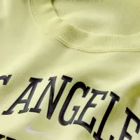 Nike Sportswear Phoenix Fleece женская Over-оверсайз Crew-Neck Graphic свитшот цвет зеленый