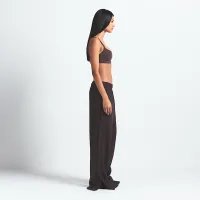 NikeSKIMS Matte Tricot женская Side-Snap Pants цвет коричневый