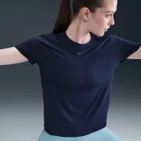 Nike One Classic жіноча Dri-FIT Short-Sleeve Top блакитний