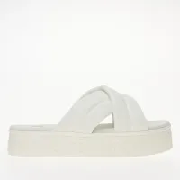 Шльопанці Tommy Jeans Lettering Flatform EN0EN02465-YBL - Білі