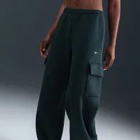 Nike Sportswear Phoenix Fleece жіноча Cargo Sweatpants колір зелений