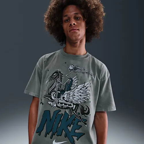Nike чоловічі Max90 баскетбольні футболка колір сірий