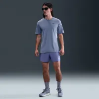 Nike Solar Chase мужские Dri-FIT ADV Short-Sleeve Running Top синий