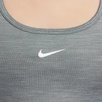 Nike Swoosh Big дитячі (Girls') Sports Bra (Extended Size) колір сірий