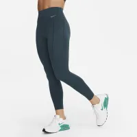 Nike Universa женская Medium-Support С высокой Талией 7/8 лосины с карманамицвет зеленый