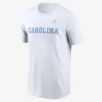 North Carolina Tar Heels Primetime Wordmark мужские Nike College футболка цвет белый