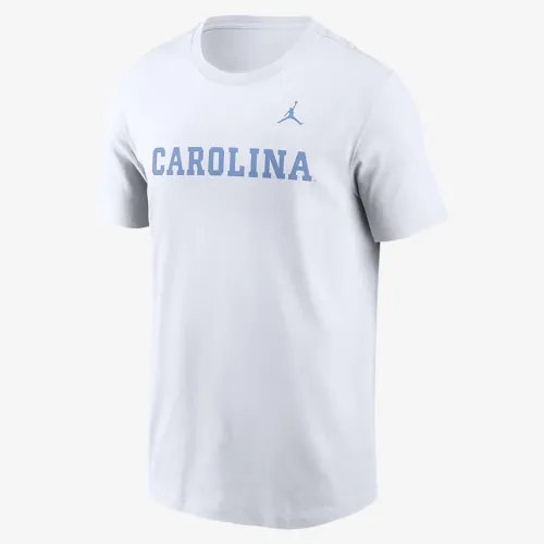 North Carolina Tar Heels Primetime Wordmark мужские Nike College футболка цвет белый