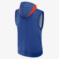 New York Mets Authentic Collection Men’s Nike Dri-FIT MLB Sleeveless Pullover Толстовка з капюшоном блакитний