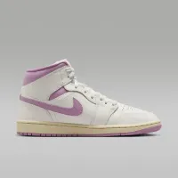 Nike Air Jordan 1 Mid женская Кроссовки цвет белый