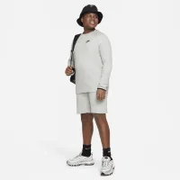 Nike Sportswear Tech Fleece Big дитячі (для хлопчиків) світшот (Extended Size) колір сірий