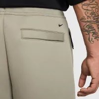 Nike Tech мужские Wide-Leg Fleece Pants цвет зеленый