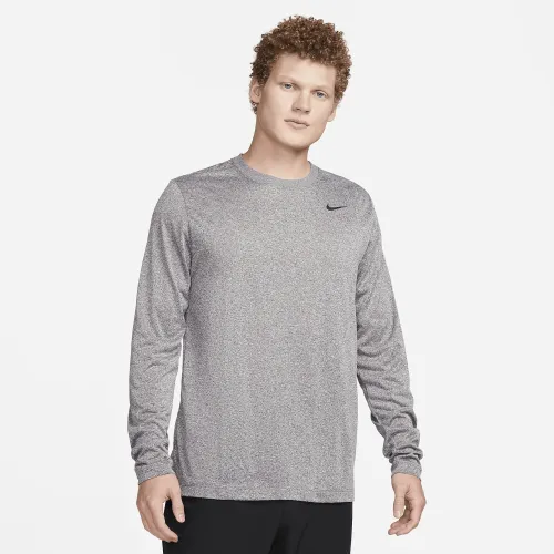 Nike Dri-FIT Legend чоловічі Long-Sleeve Fitness Top колір сірий