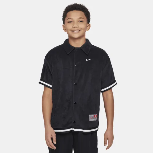 Nike Culture of баскетбольні Big дитячі Short-Sleeve Top колір чорний