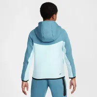 Nike Sportswear Tech Fleece Big детские Full-Zip Толстовка с капюшоном синий