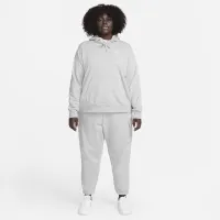 Nike Sportswear Club Fleece женская Pullover Толстовка с капюшоном (большие размеры) цвет серый