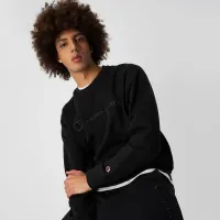 Кофта/футболка Champion Embroideцвет красный Heavy хлопковые218487-KK001 -  Черная