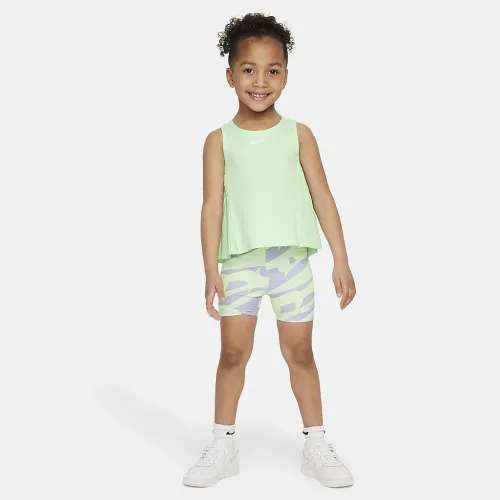 Nike Dri-FIT Prep in Your Step Toddler шорти комплект колір фіолетовий