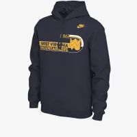 West Virginia мужские Nike College Толстовка с капюшоном синий