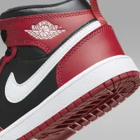 Nike Jordan 1 Mid Little дитячі Кросівки колір чорний