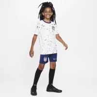 U.S. 2022/23 Stadium Home Big детские Nike Dri-FIT Soccer шорты синий