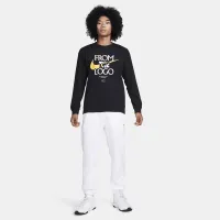 Nike Max90 чоловічі Long-Sleeve баскетбольні футболка колір чорний