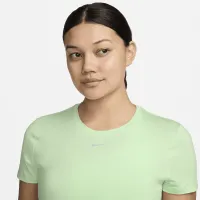 Nike One Classic жіноча Dri-FIT Short-Sleeve Top колір зелений