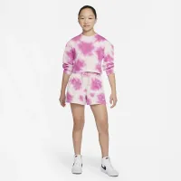 Nike Sportswear Big дитячі (Girls') Washed Long-Sleeve Top Pink