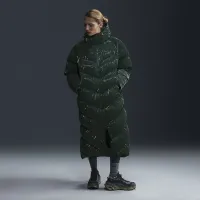 Nike Sportswear Windpuffer жіноча Therma-FIT Loose Hooded Shine Parka колір зелений