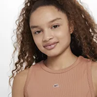Nike Girls' Dri-FIT Tank колір коричневий