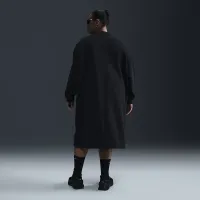 Nike Sportswear Phoenix Fleece женская оверсайз Long Cardigan (большие размеры) цвет черный