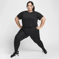 Nike One Classic Breathe женская Dri-FIT Short-Sleeve Top (большие размеры) цвет черный