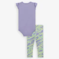 Nike Dri-FIT Prep in Your Step Baby (12-24M) Bodysuit набор цвет фиолетовый