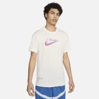 Nike чоловічі Dri-FIT баскетбольні футболка колір білий