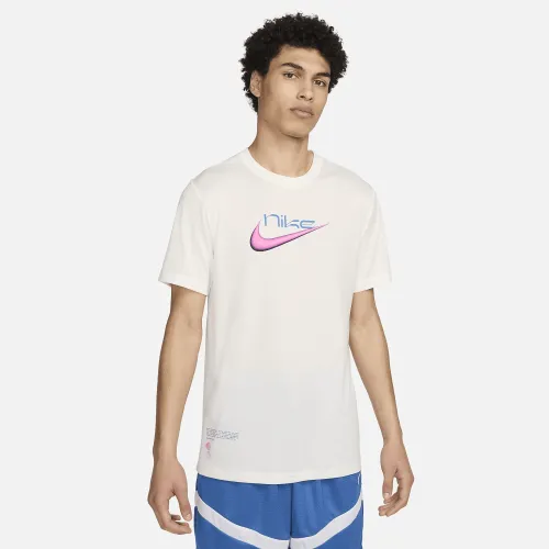 Nike чоловічі Dri-FIT баскетбольні футболка колір білий