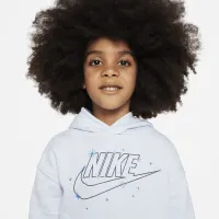 Nike Sportswear Shine Fleece Pullover Толстовка с капюшоном Little Kids Толстовка с капюшоном синий